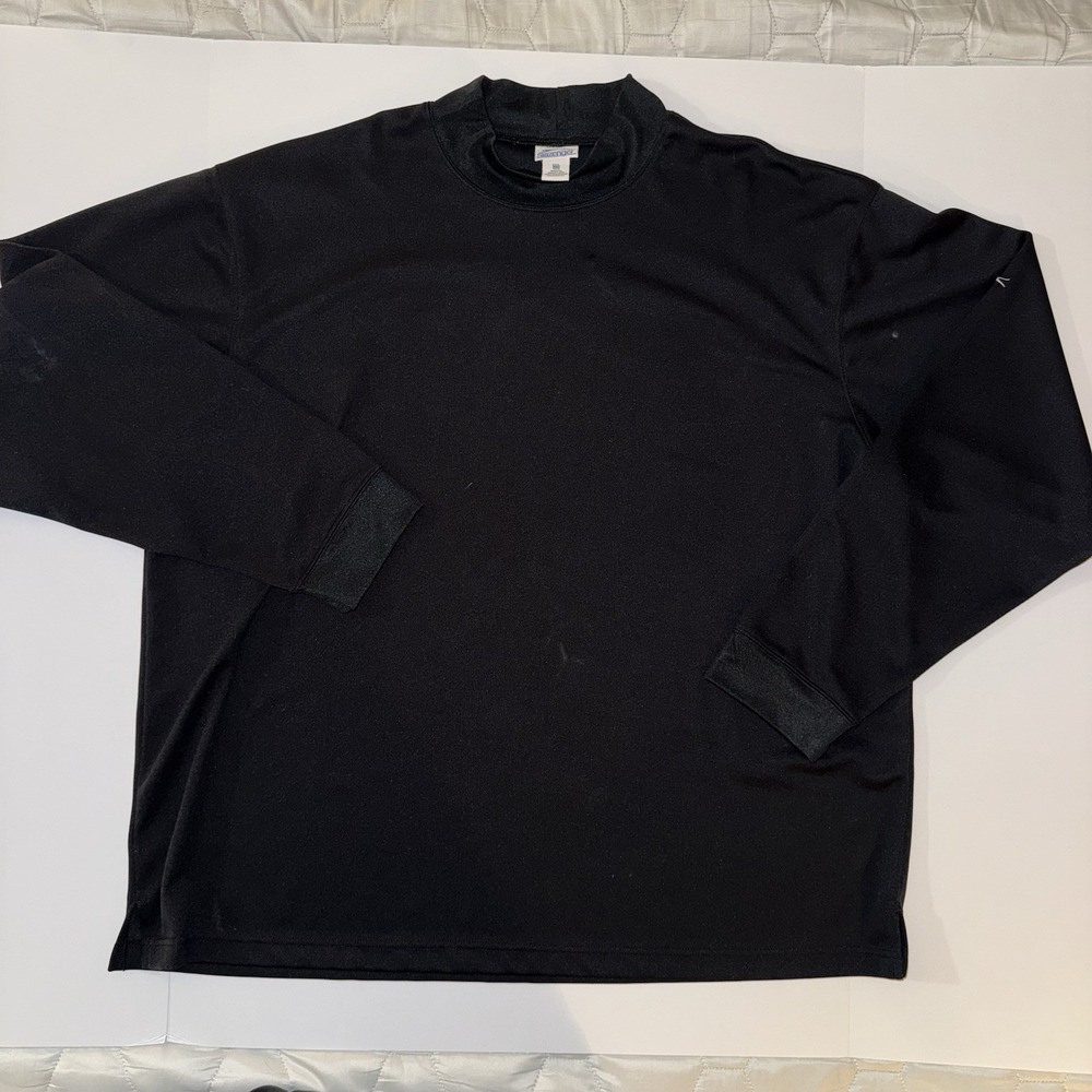 Men's XXL Slazenger Black Lightweight Crew‎ Neck Long Sleeve Pullover